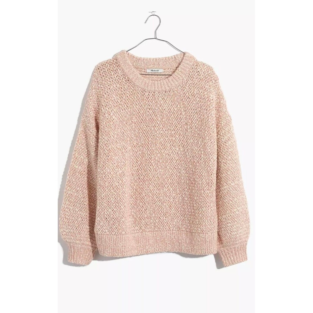Madewell Women's Baez Pullover Sweater Small Pink. - Picture 2 of 10